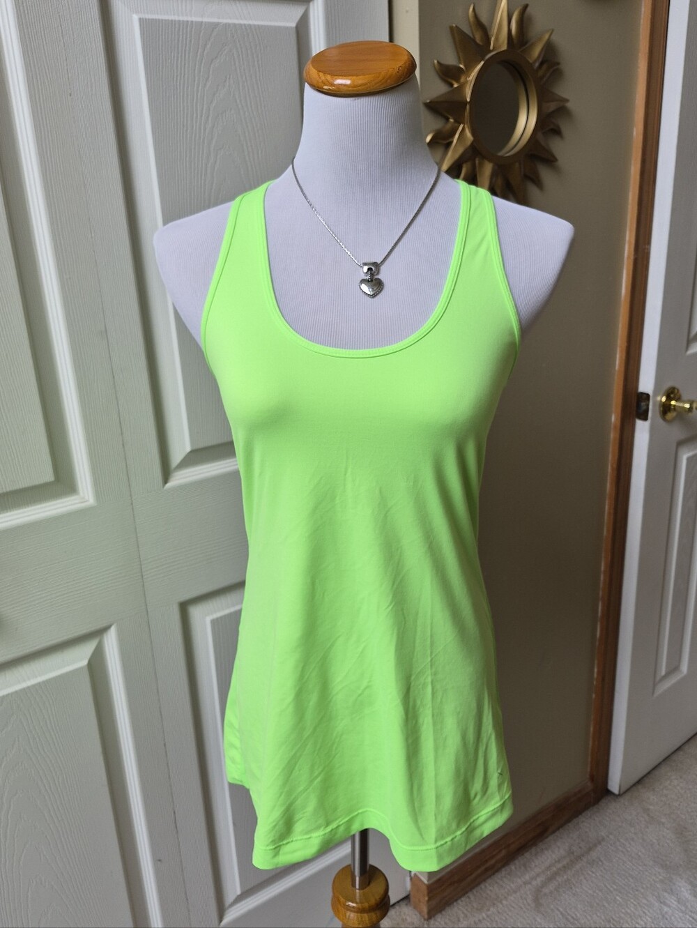 Xersion Neon Lime Racerback Tank Top